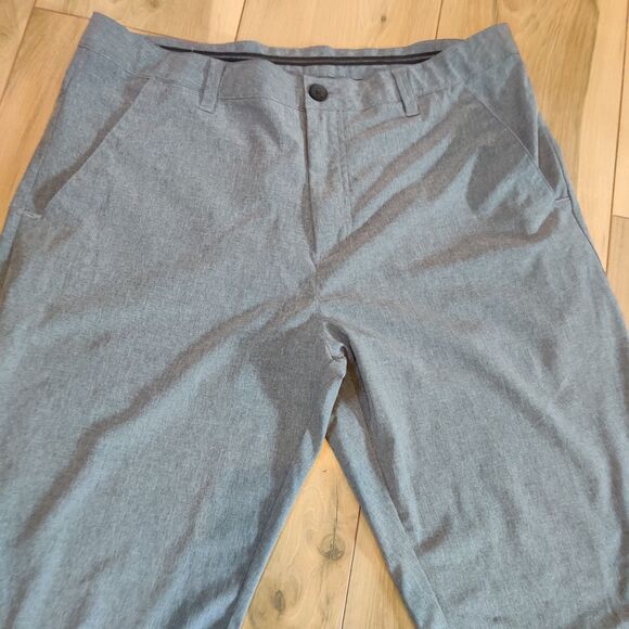 Oakley Golf Pants Men TAG 36x34 (34X33) Gray Wicking Performance Stretch - Picture 8 of 16